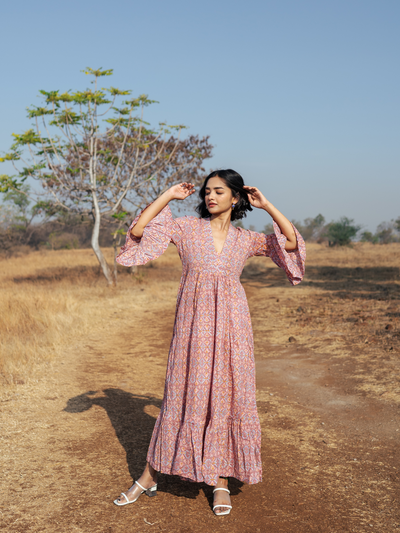 Pondi Dress - Handblock Printed Cotton Dress