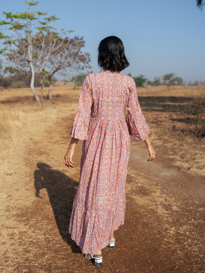 Pondi Dress - Handblock Printed Cotton Dress