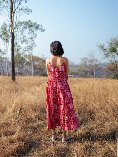 Bikaner Dress - Handblock Printed Cotton Dress