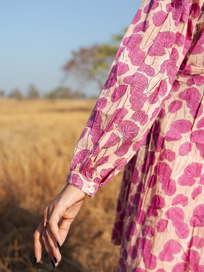 Mussoorie Dress - Handblock Printed Cotton Dress