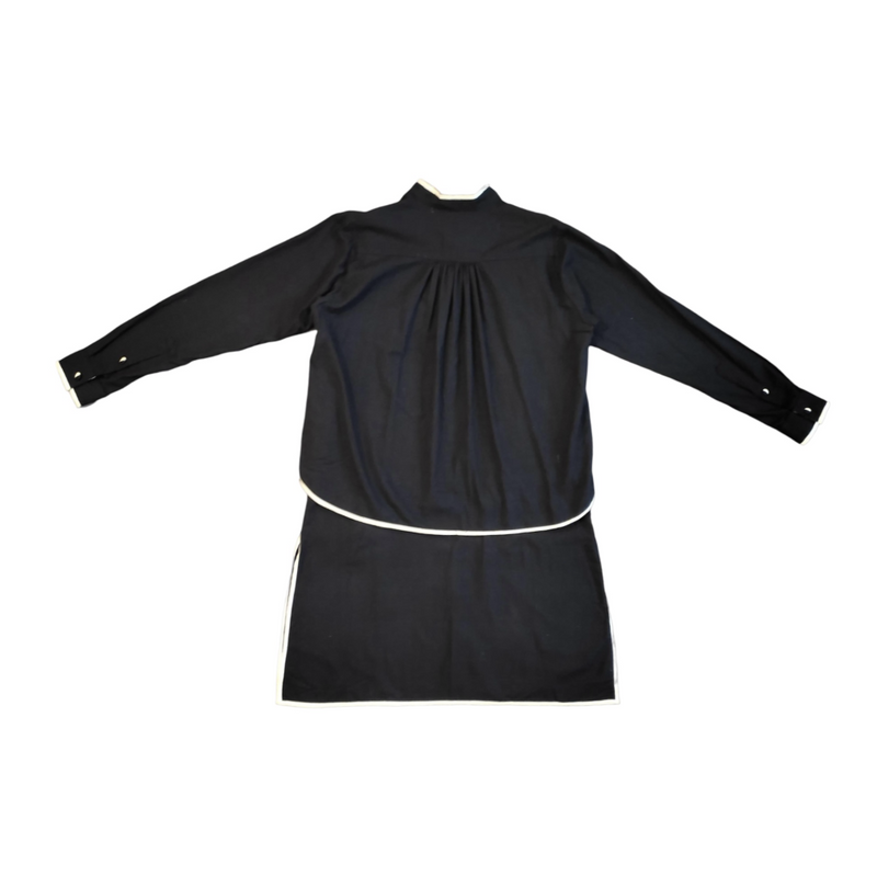 Unisex Dodo Shirt Kurta cotton by Ka-Sha in black color for women Worldwide