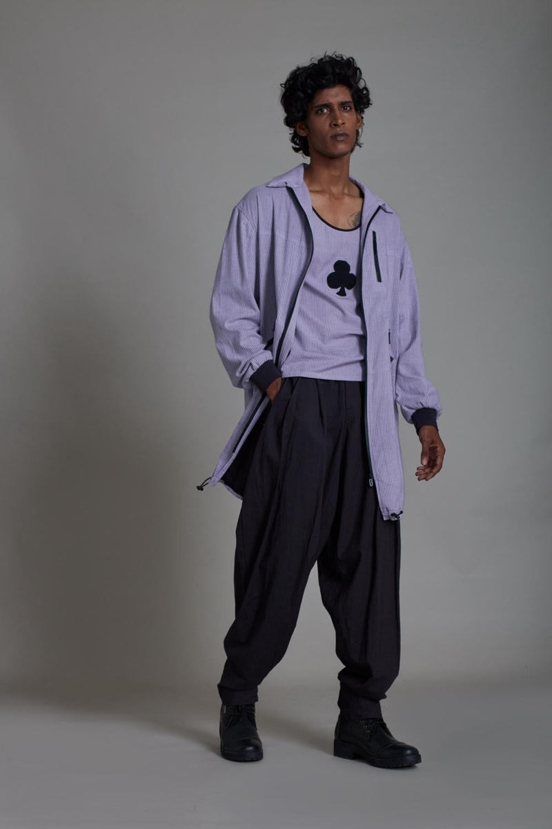 MEN'S BLACK JACK SET-LAVENDER