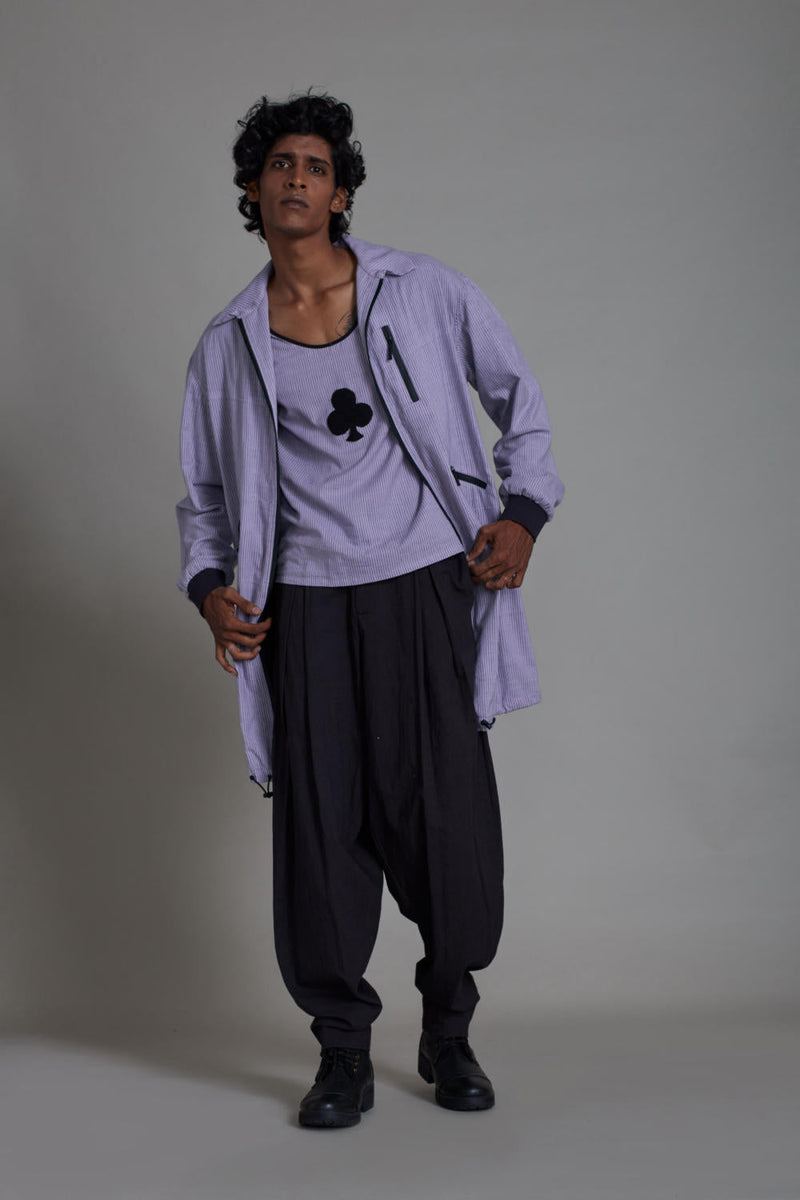 MEN'S BLACK JACK SET-LAVENDER