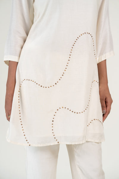 Mehr Kurta Set-Ivory