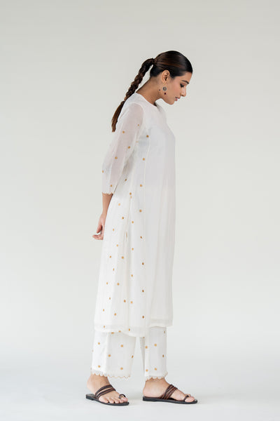 Fiza Kurta Set-Ivory