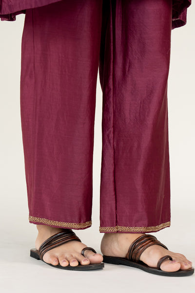 Zainab Kurta Set-Plum