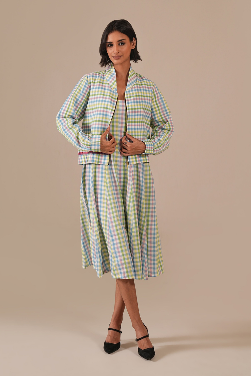 MINT BLOOM SET 100% cotton by Indigo Dreams in multi color for women Worldwide