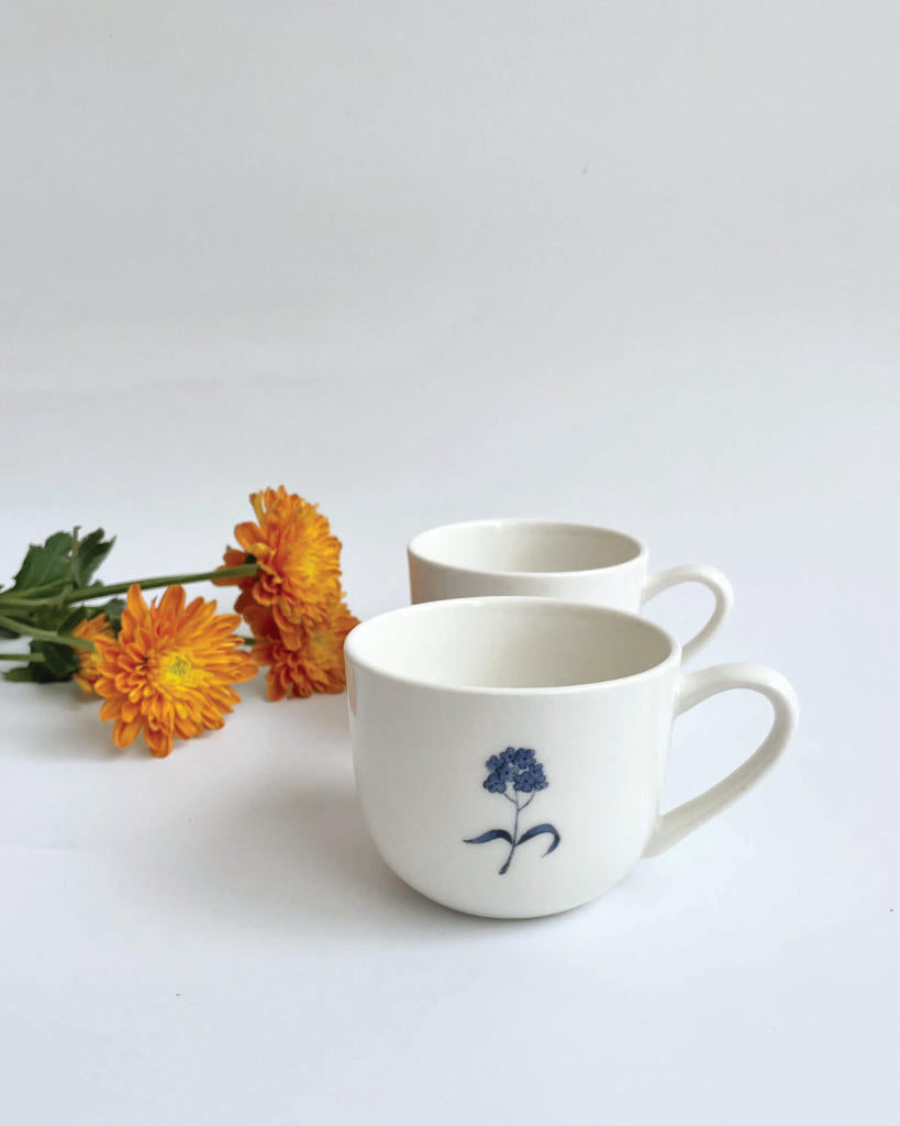 Petite Bloom Tea Cups (Set of 2)