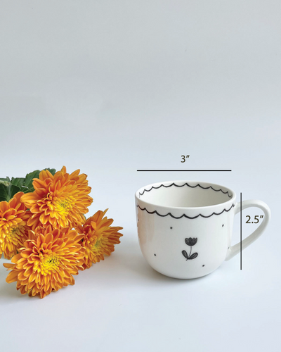 Ditsy Tea Cups (Set of 2)