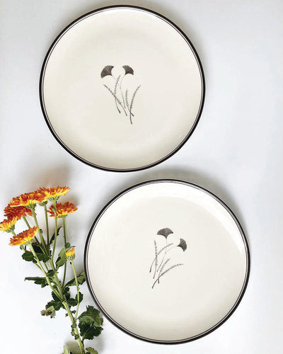 Gingko Dinner Plates (Set of 2)