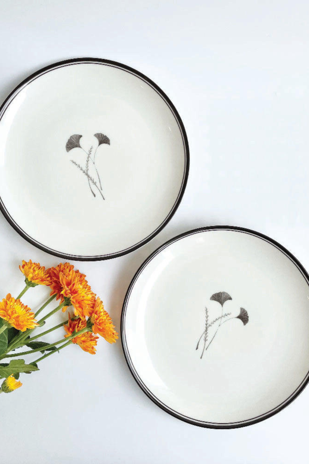 Gingko Quarter Plates (Set of 2)