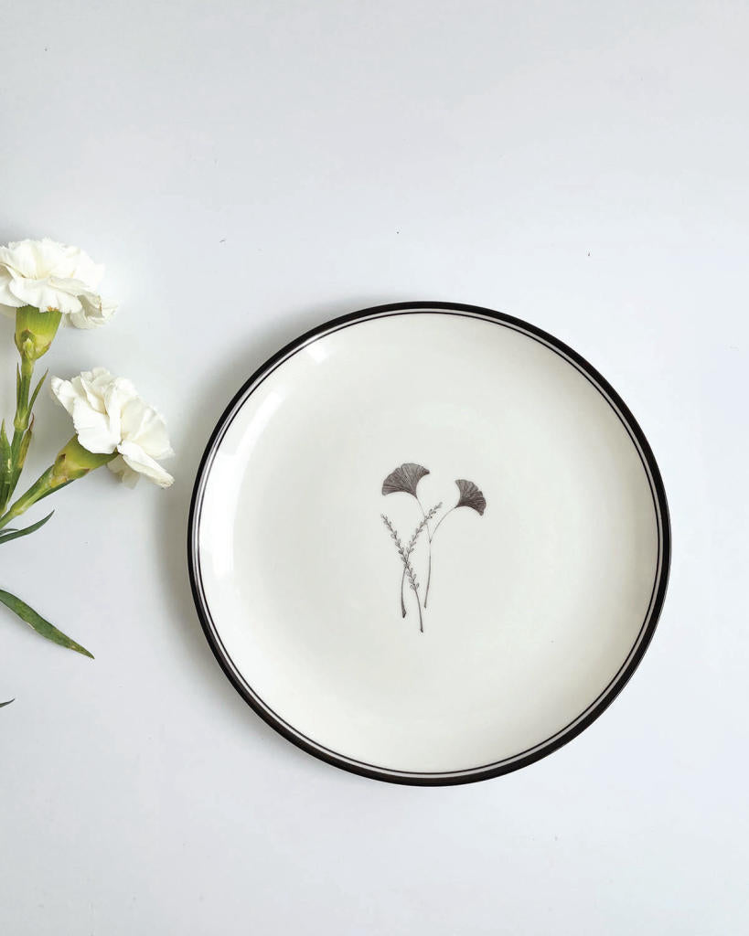 Gingko Quarter Plates (Set of 2)