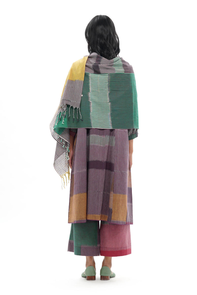MIYU STOLE 100% cotton by Translate - Handwoven Ikat for women Worldwide