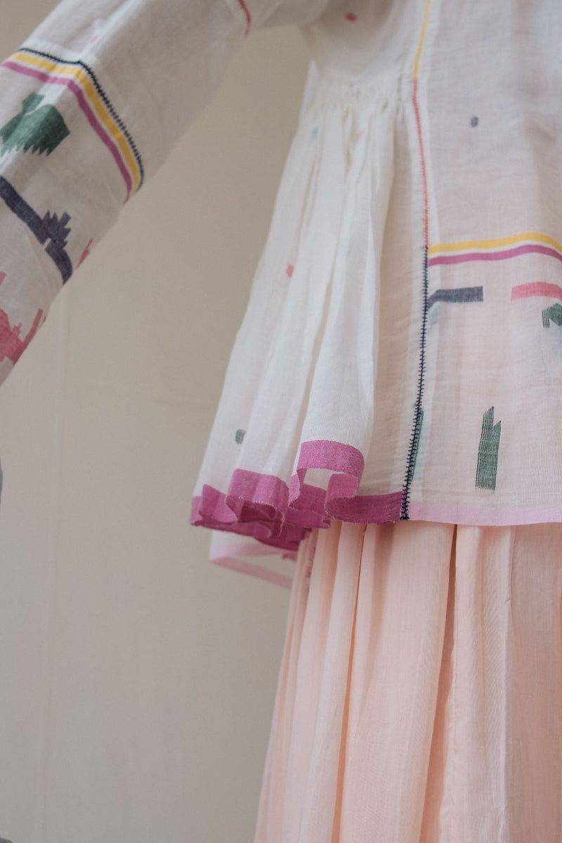 RENE SKIRT by TOKREE in pink color for women Worldwide