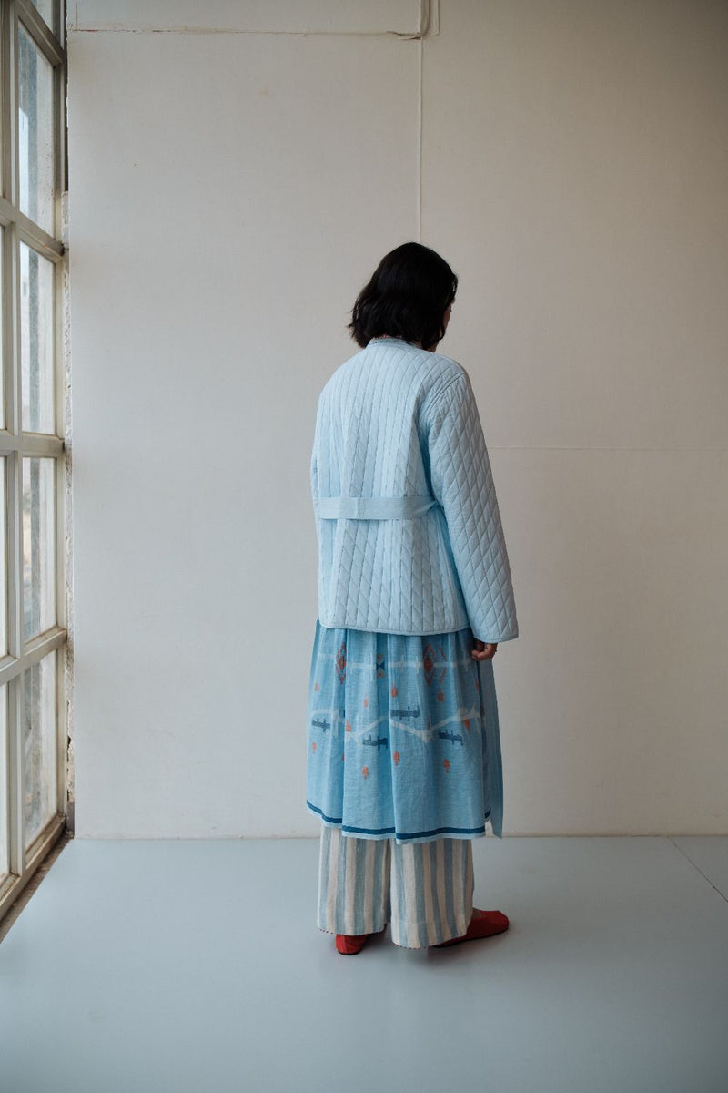 IRIS JACKET cotton by TOKREE in blue color for women Worldwide