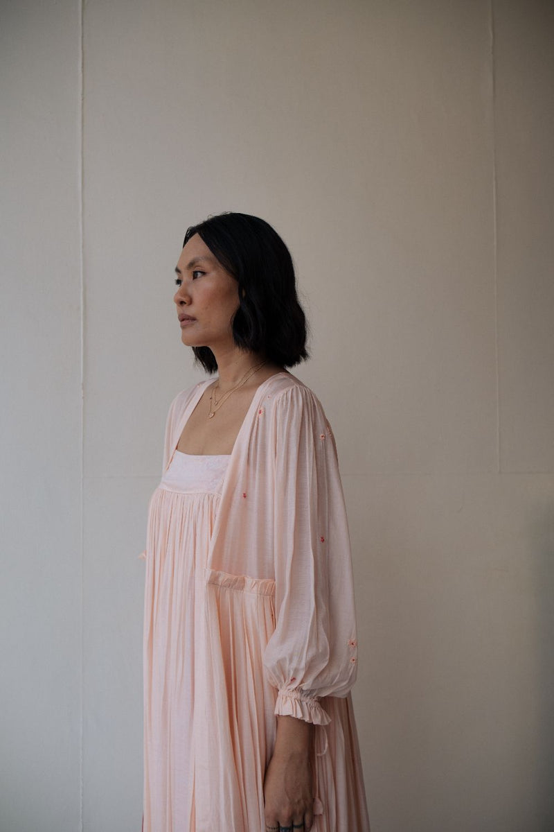 REN LILY OVERLAY by TOKREE in pink color for women Worldwide