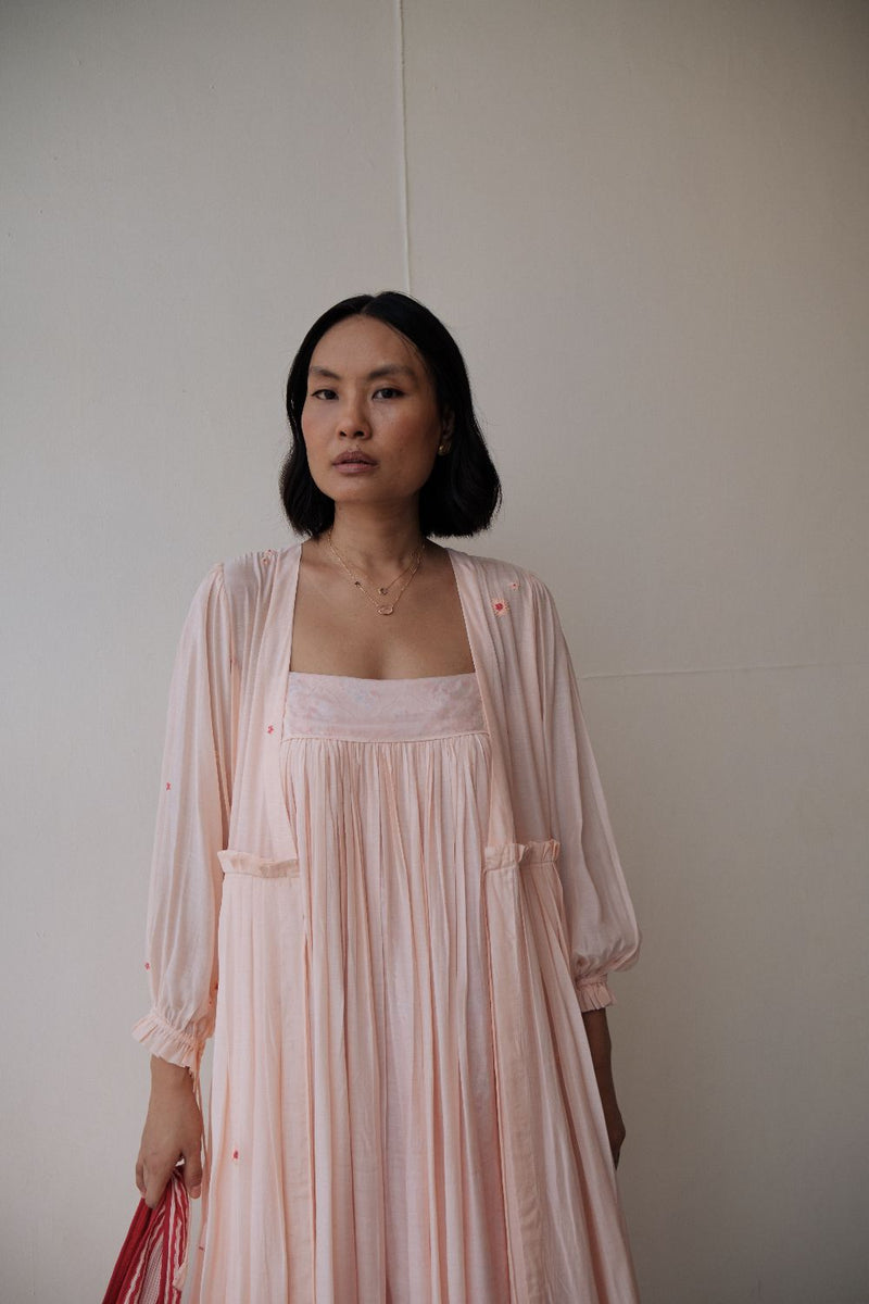 REN LILY OVERLAY by TOKREE in pink color for women Worldwide