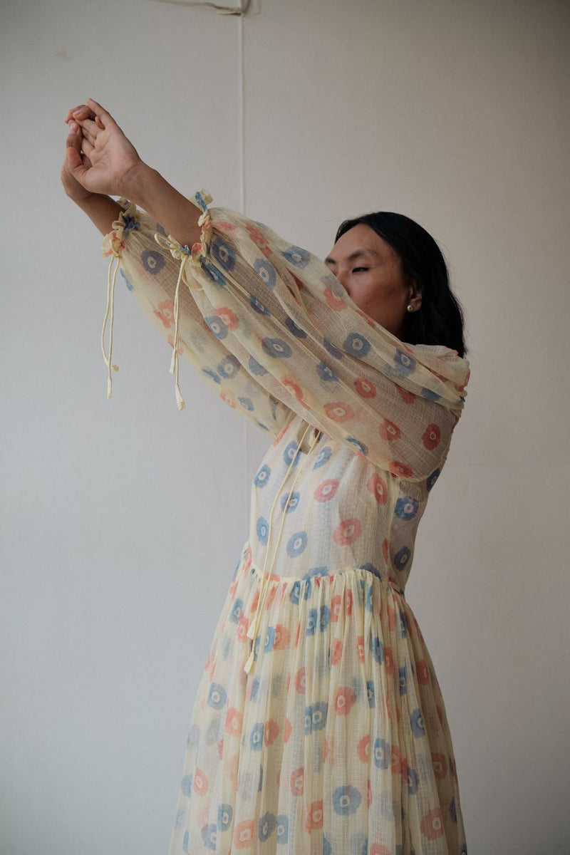 PETUNIA DRESS by TOKREE in yellow color for women Worldwide