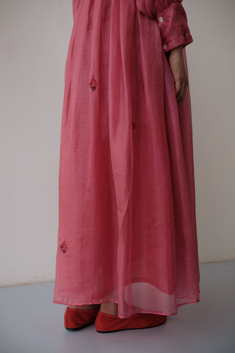 AMY DRESS silk by TOKREE in red color for women Worldwide