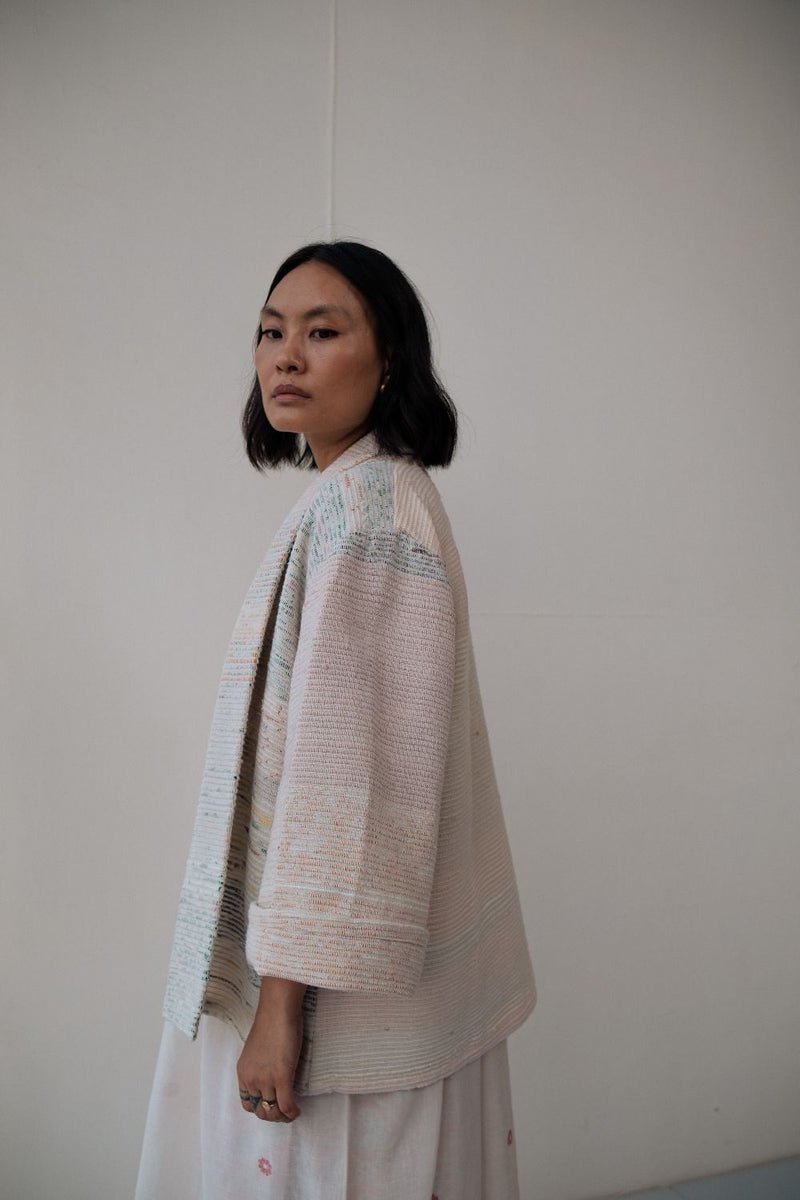 ZILA SHORT JACKET cotton by TOKREE in multi color for women Worldwide