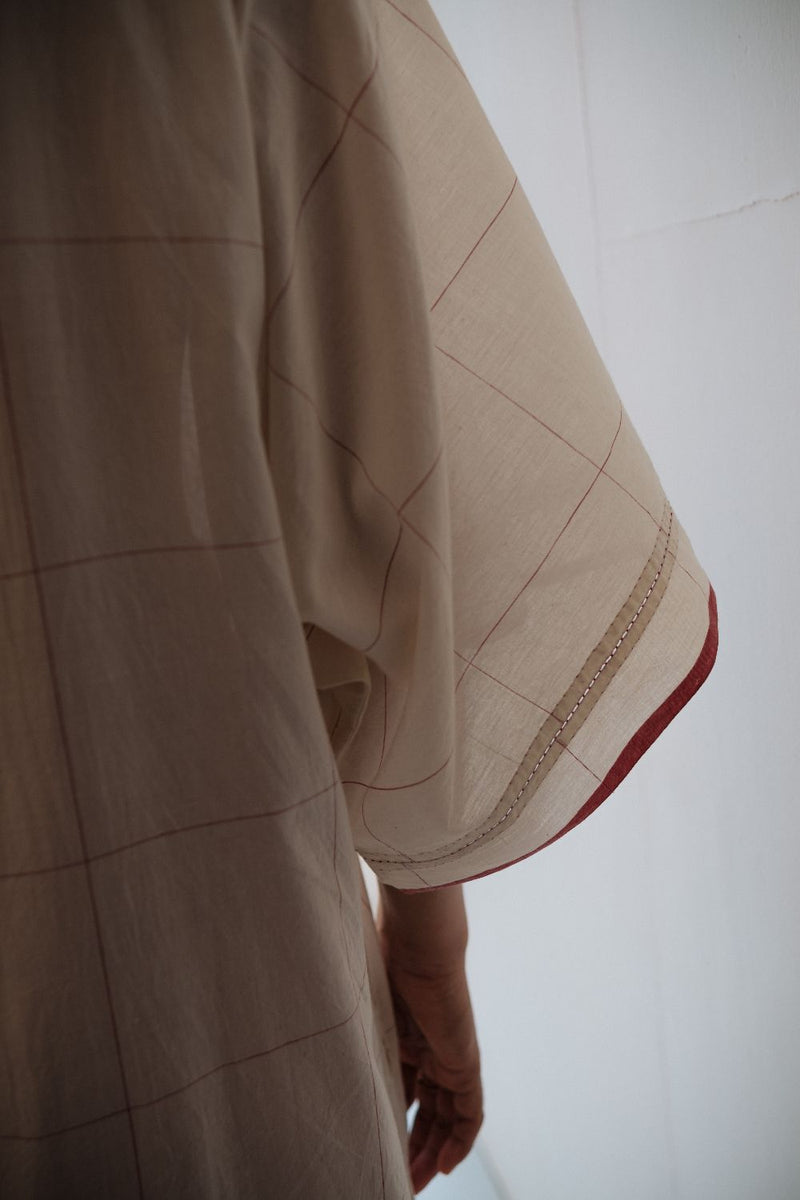 KALA DRESS cotton by TOKREE in white color for women Worldwide