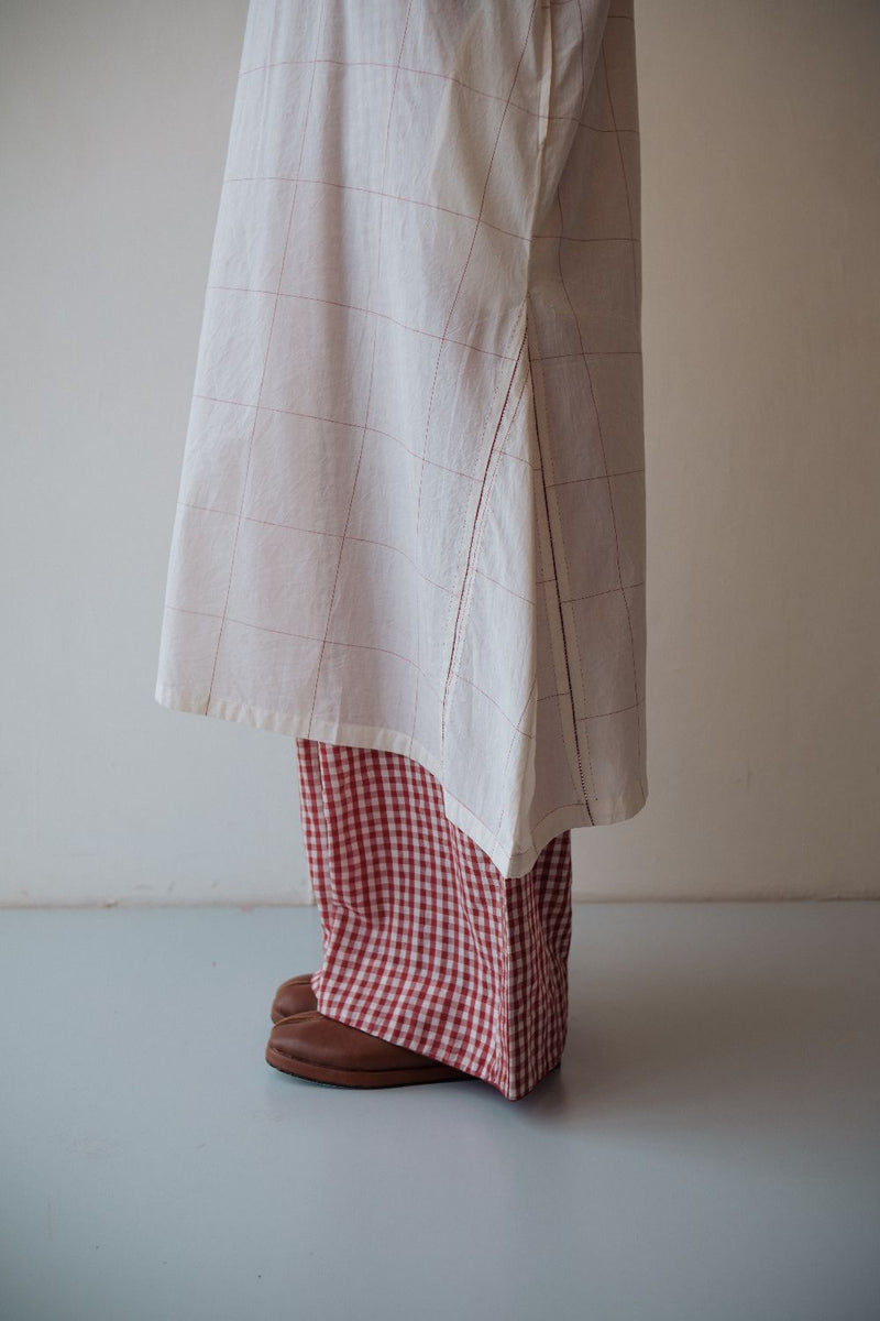 KALA DRESS cotton by TOKREE in white color for women Worldwide