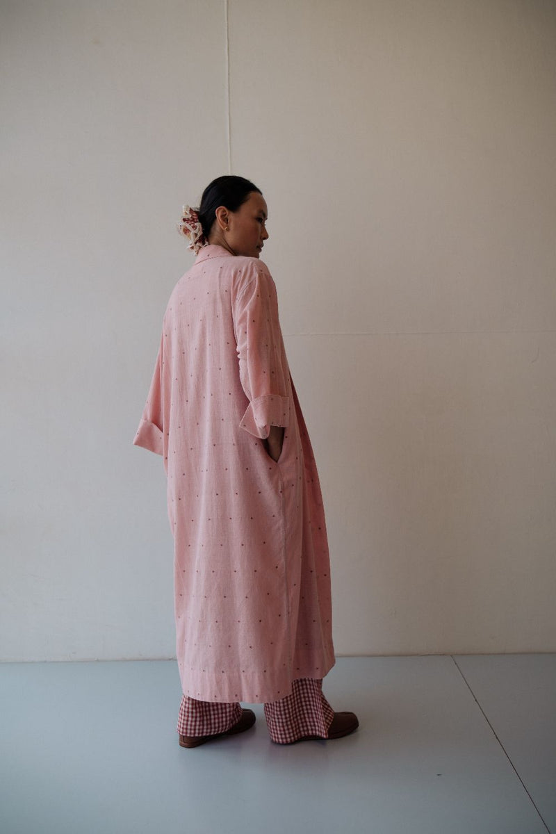 ROSA OVERLAY cotton by TOKREE in pink color for women Worldwide
