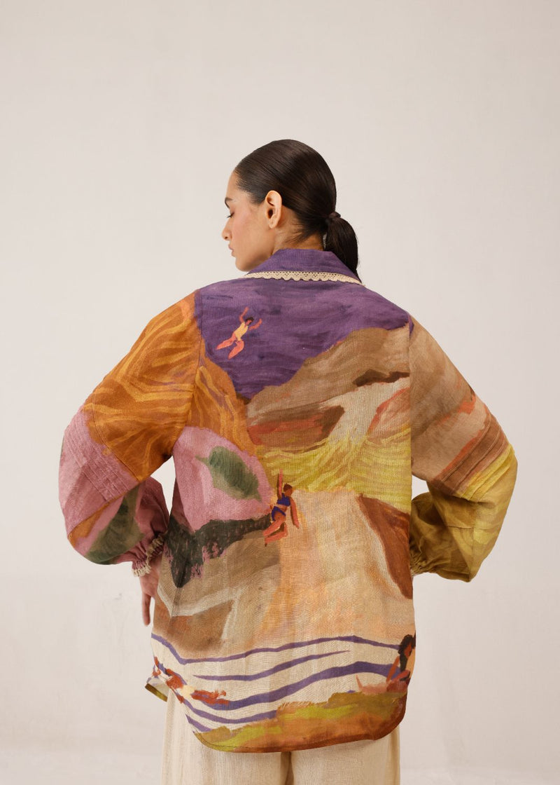 MOIRA SHIRT - SWIMMERS all linen by CORD for women Worldwide
