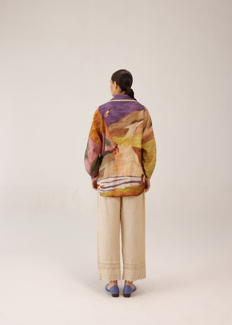 MOIRA SHIRT - SWIMMERS all linen by CORD for women Worldwide