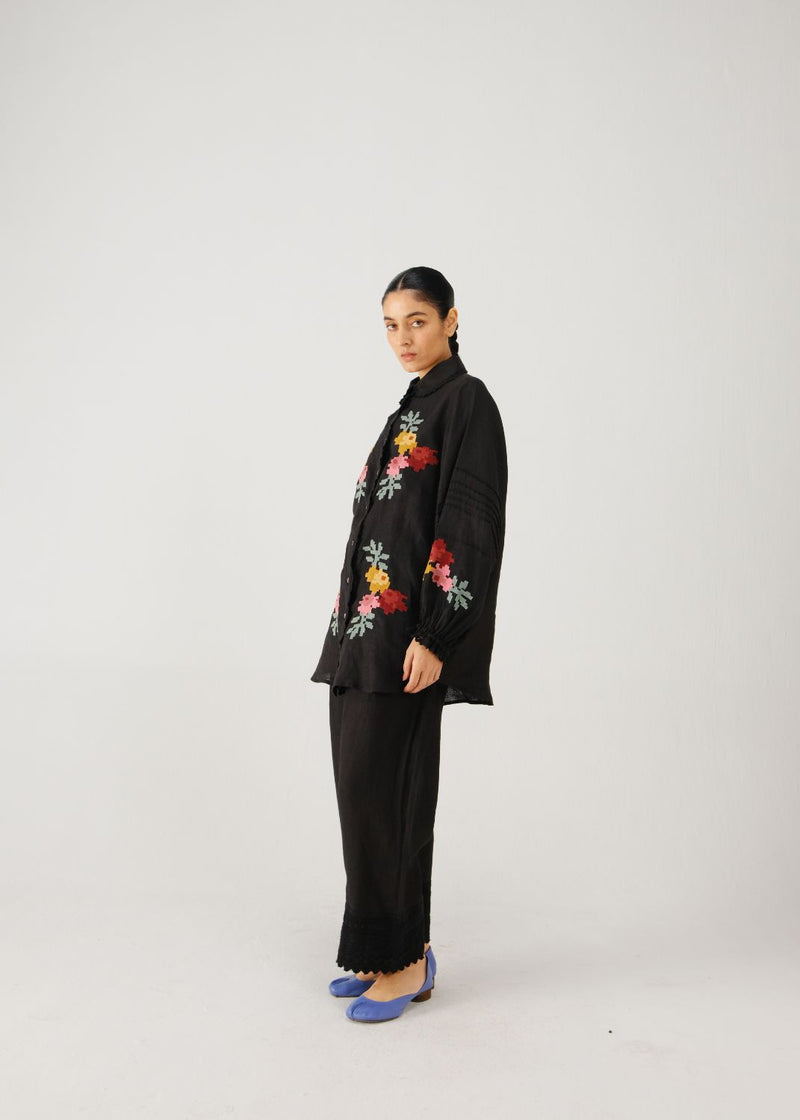 Moira set-Black pixel emb. by CORD for women Worldwide