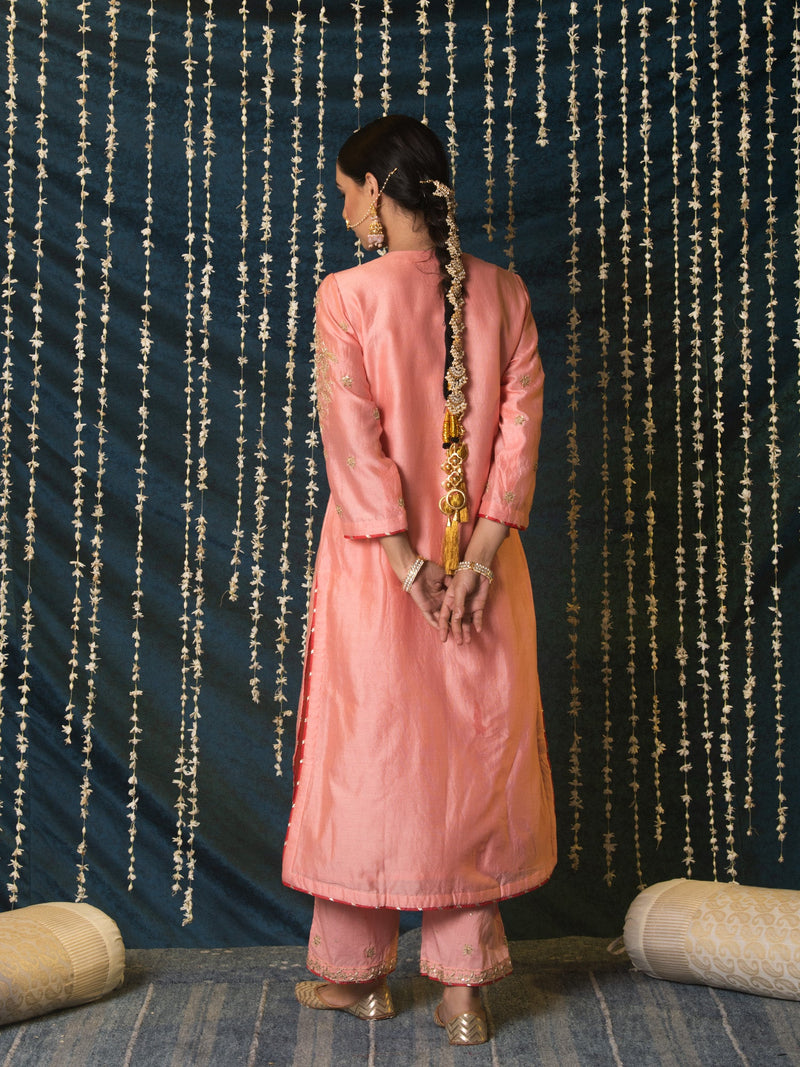 Kashi Kurta Set silk by Maison Shefali for women Worldwide