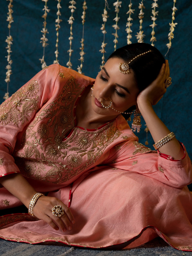 Kashi Kurta Set silk by Maison Shefali for women Worldwide