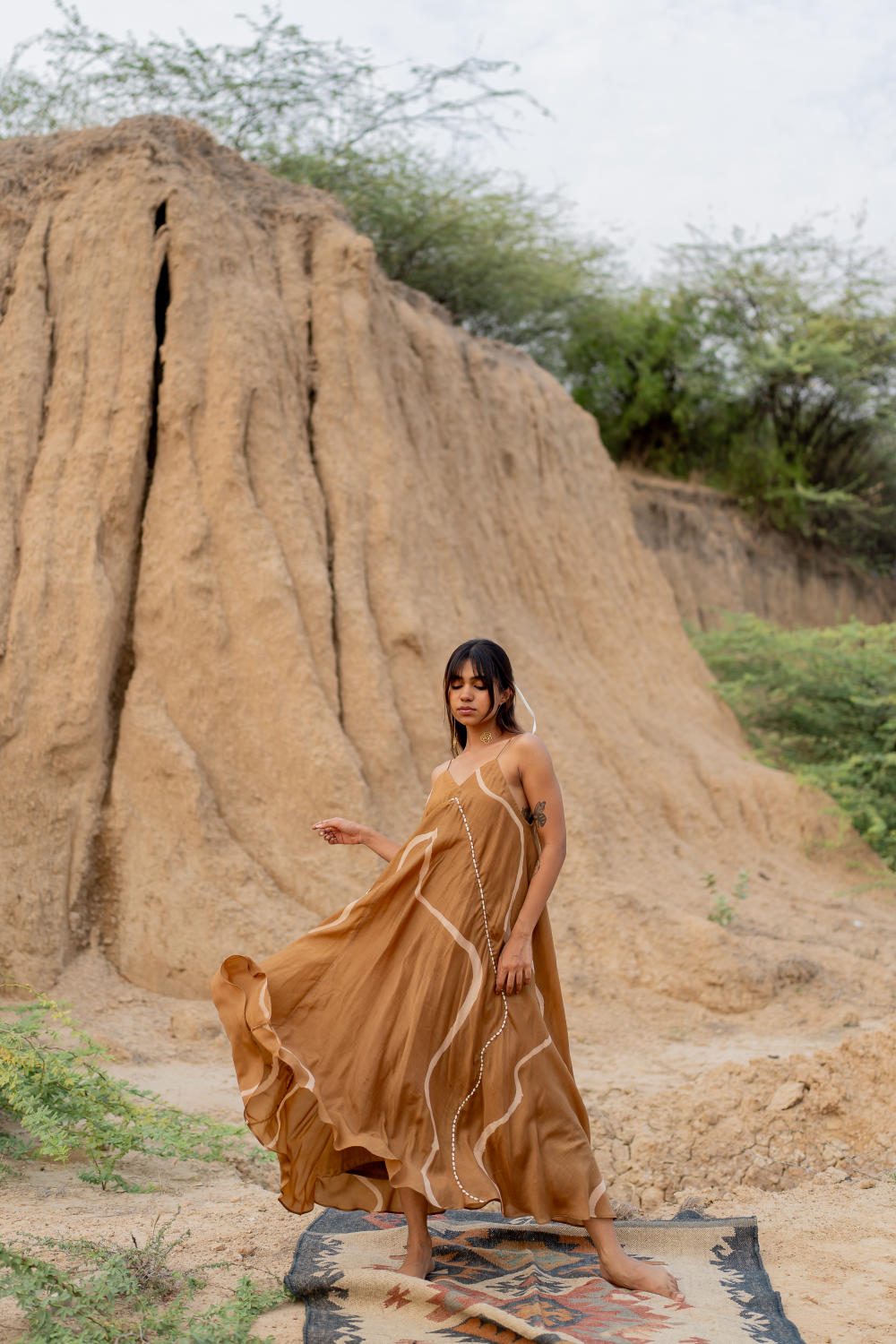 MUSTARD NAHR DRESS