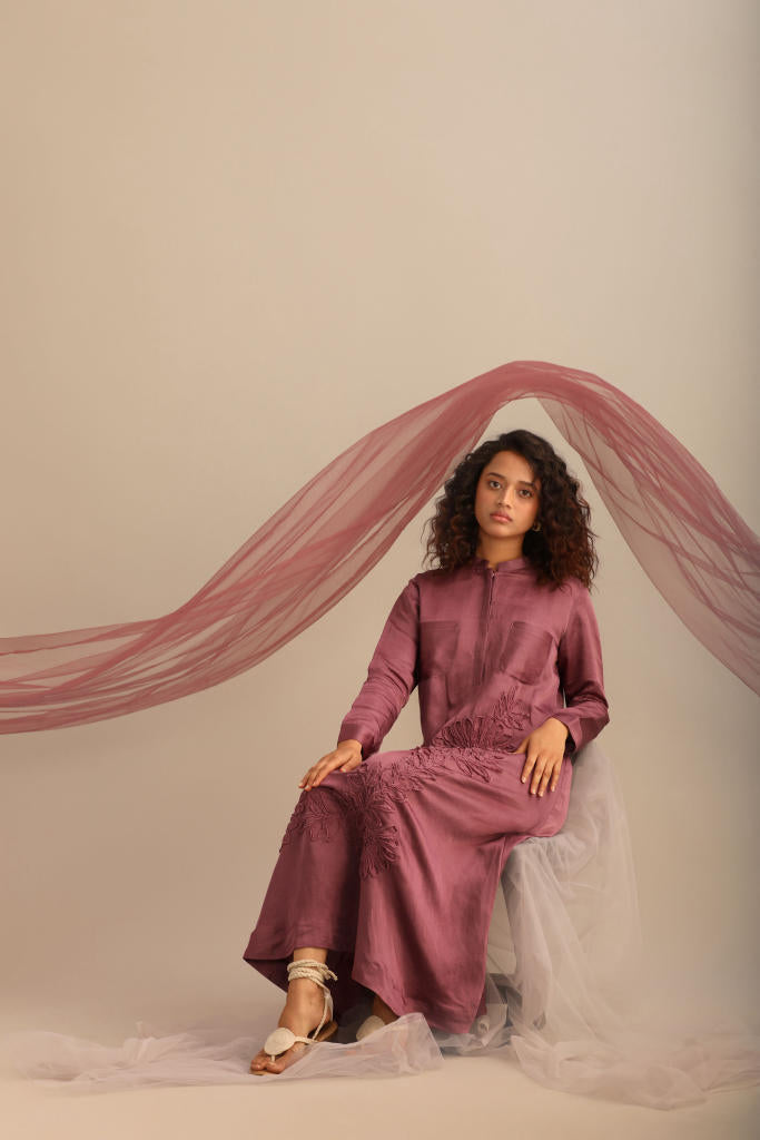SATIN FULL LENGTH DRESS satin by Myoho for women Worldwide