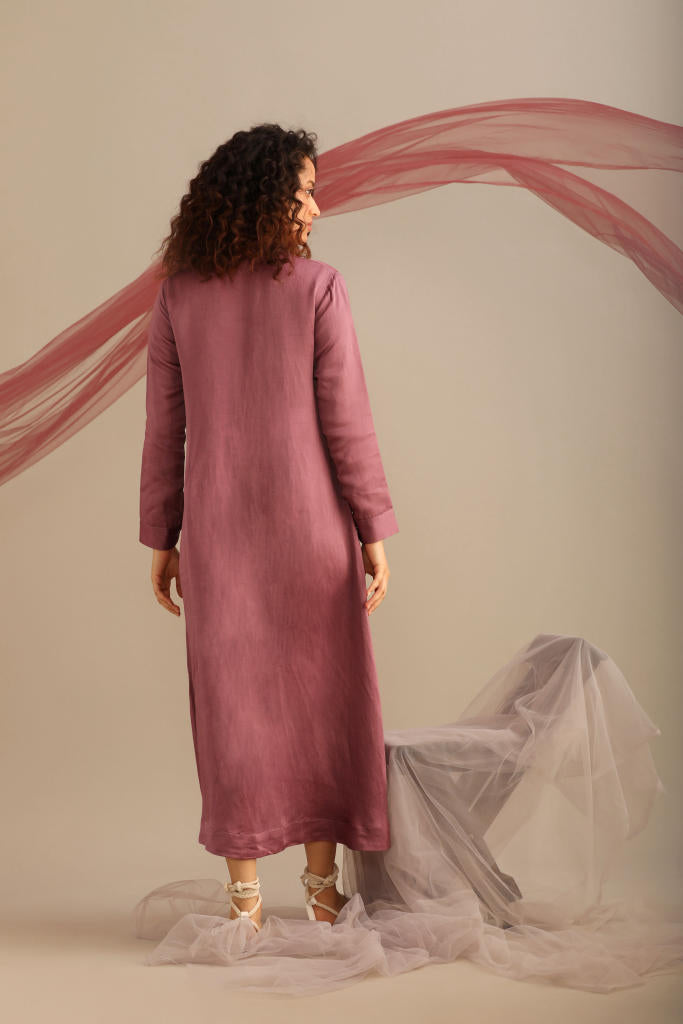 SATIN FULL LENGTH DRESS satin by Myoho for women Worldwide