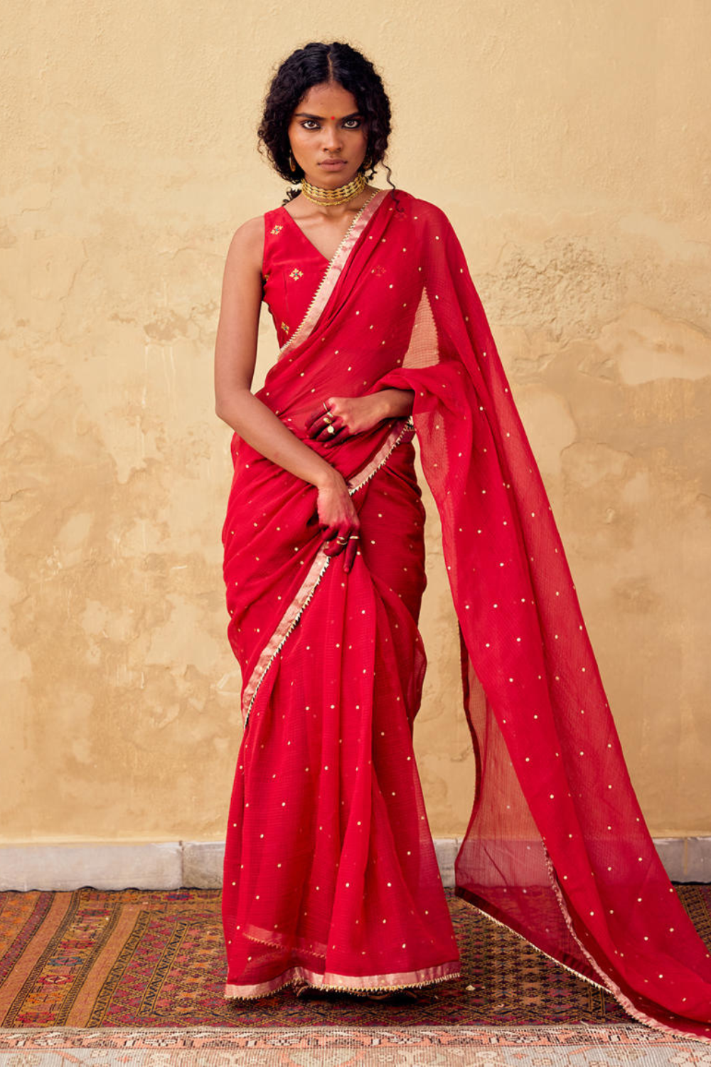 Maharani Saree with Blouse piece