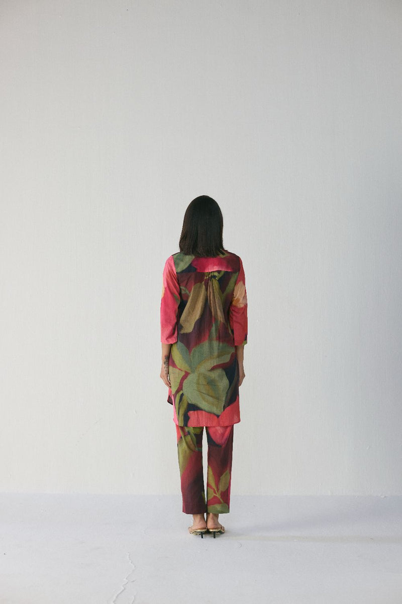 Manhattan Short Kurta Set cotton by YAM in multi color for women Worldwide