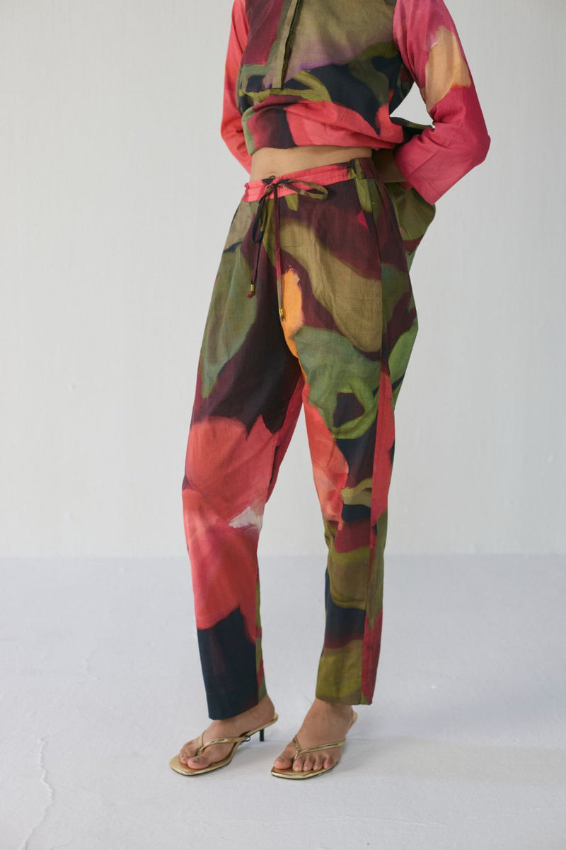Manhattan Short Kurta Set cotton by YAM in multi color for women Worldwide