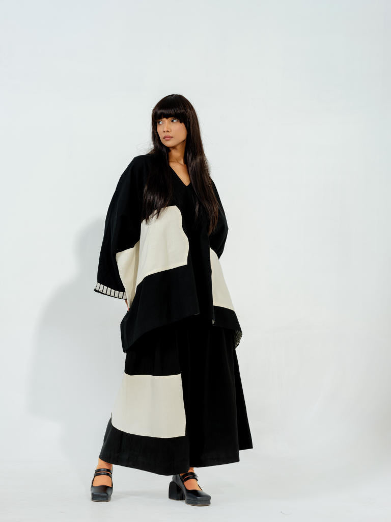 Manuka Top cotton matty tops and shirts by Stoique in black, natural for women Worldwide