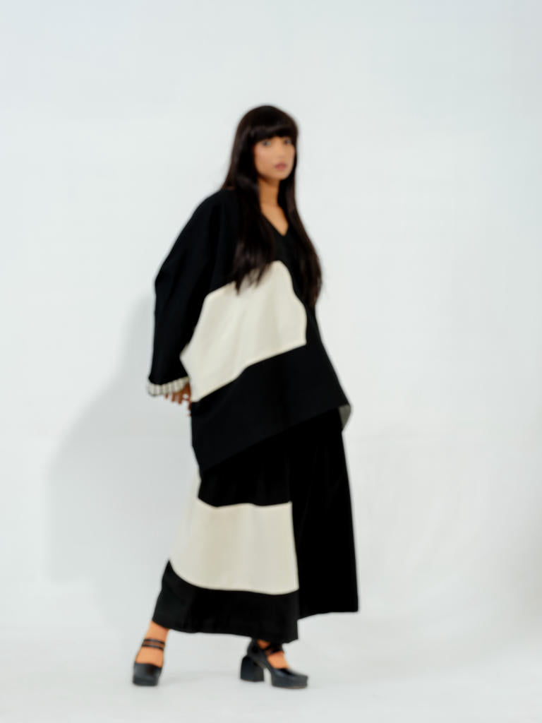Manuka Top cotton matty tops and shirts by Stoique in black, natural for women Worldwide