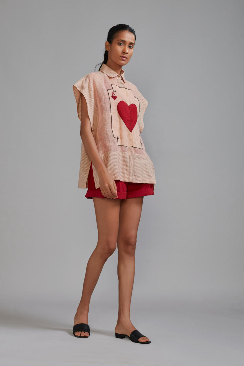 Mati Ace Shirt-Pink Top & Tunics by Mati in pink color for women Worldwide
