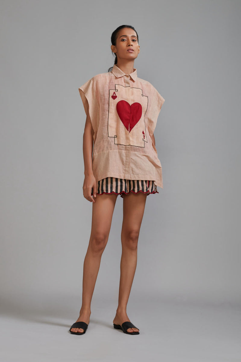 Mati Ace Shirt-Pink Top & Tunics by Mati in pink color for women Worldwide