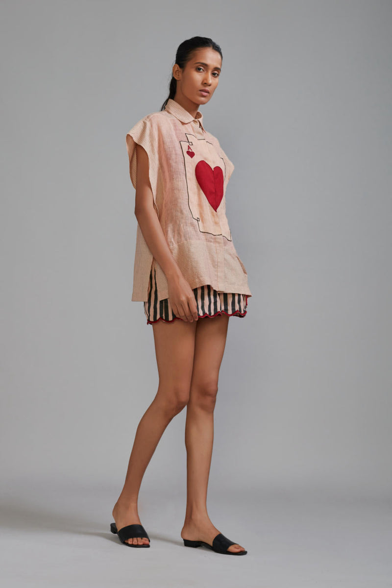 Mati Ace Shirt-Pink Top & Tunics by Mati in pink color for women Worldwide