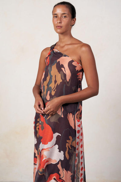 Mazu midi dress coverup