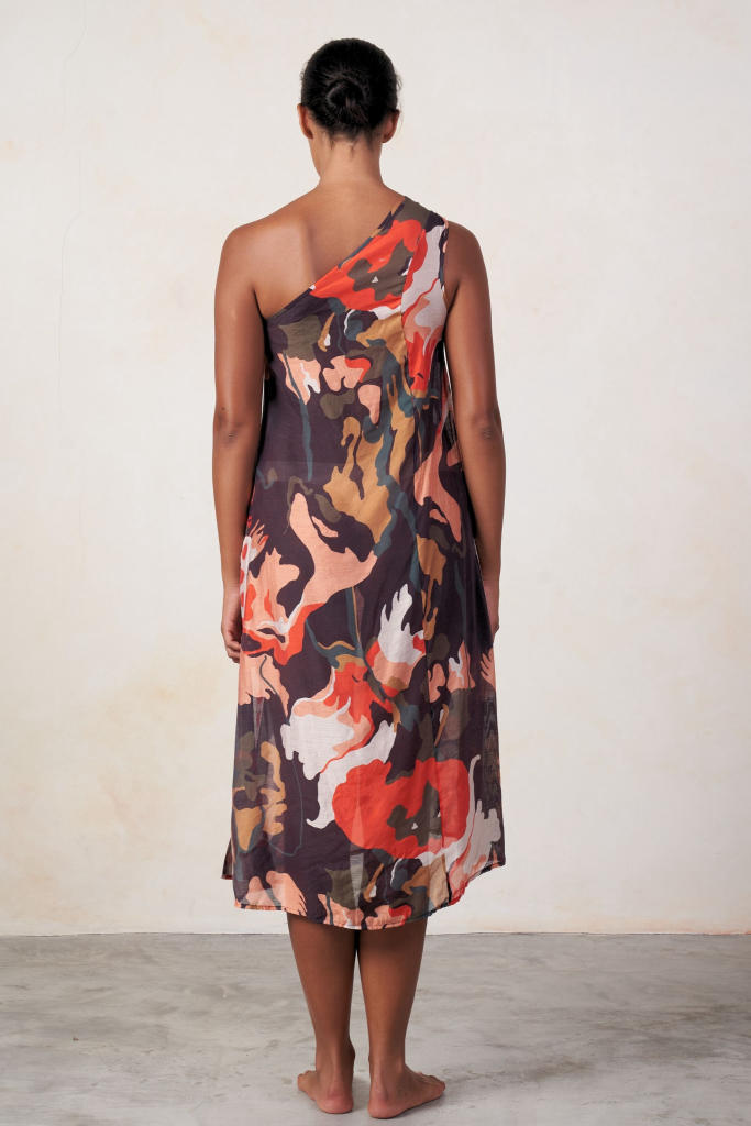 Mazu midi dress coverup