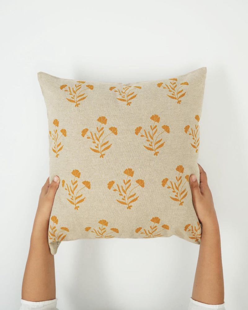 Meadow Cushion Cover 100% cotton by Minimal Indian for Worldwide