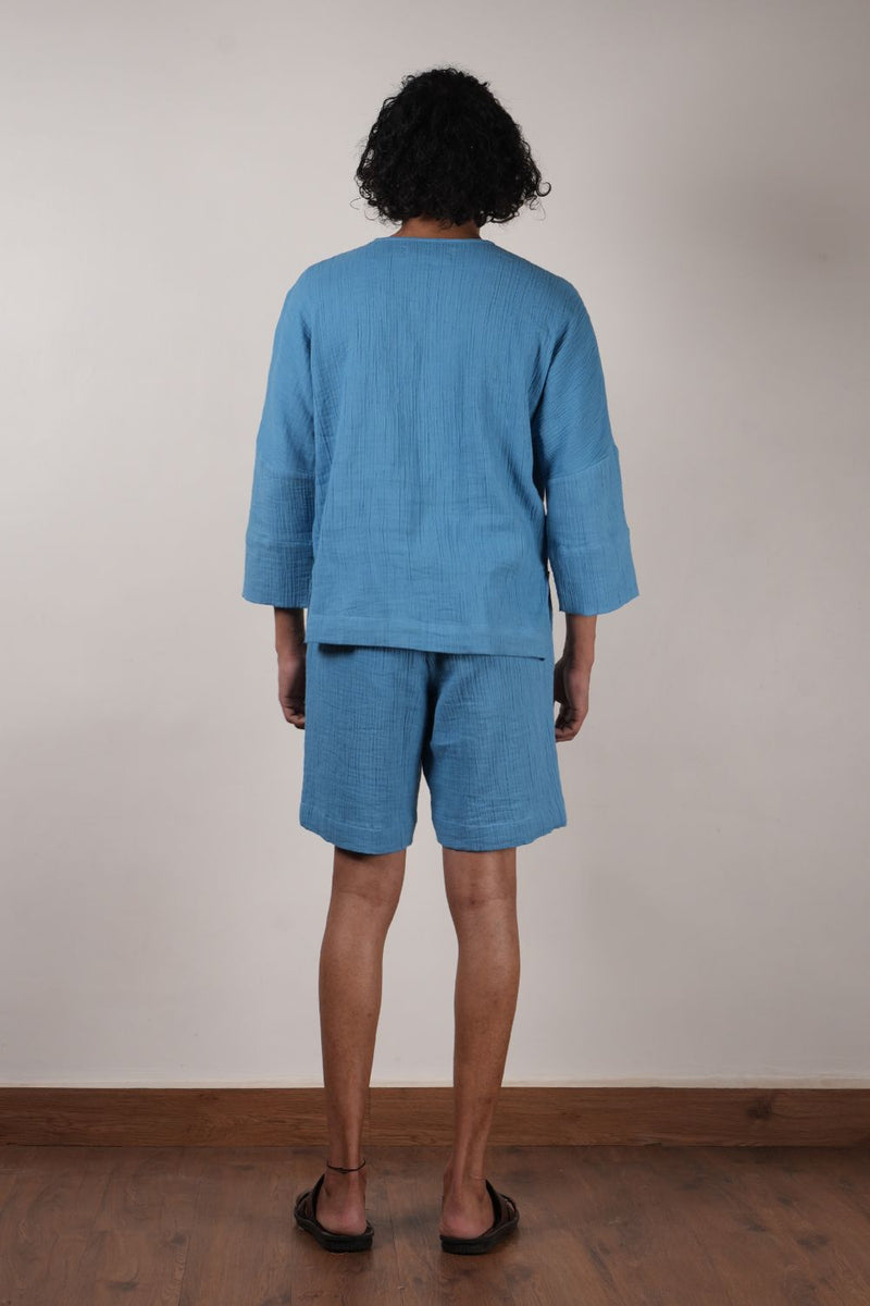 Men's Blue Crush T-Shirt & Shorts Set (2 PCS)