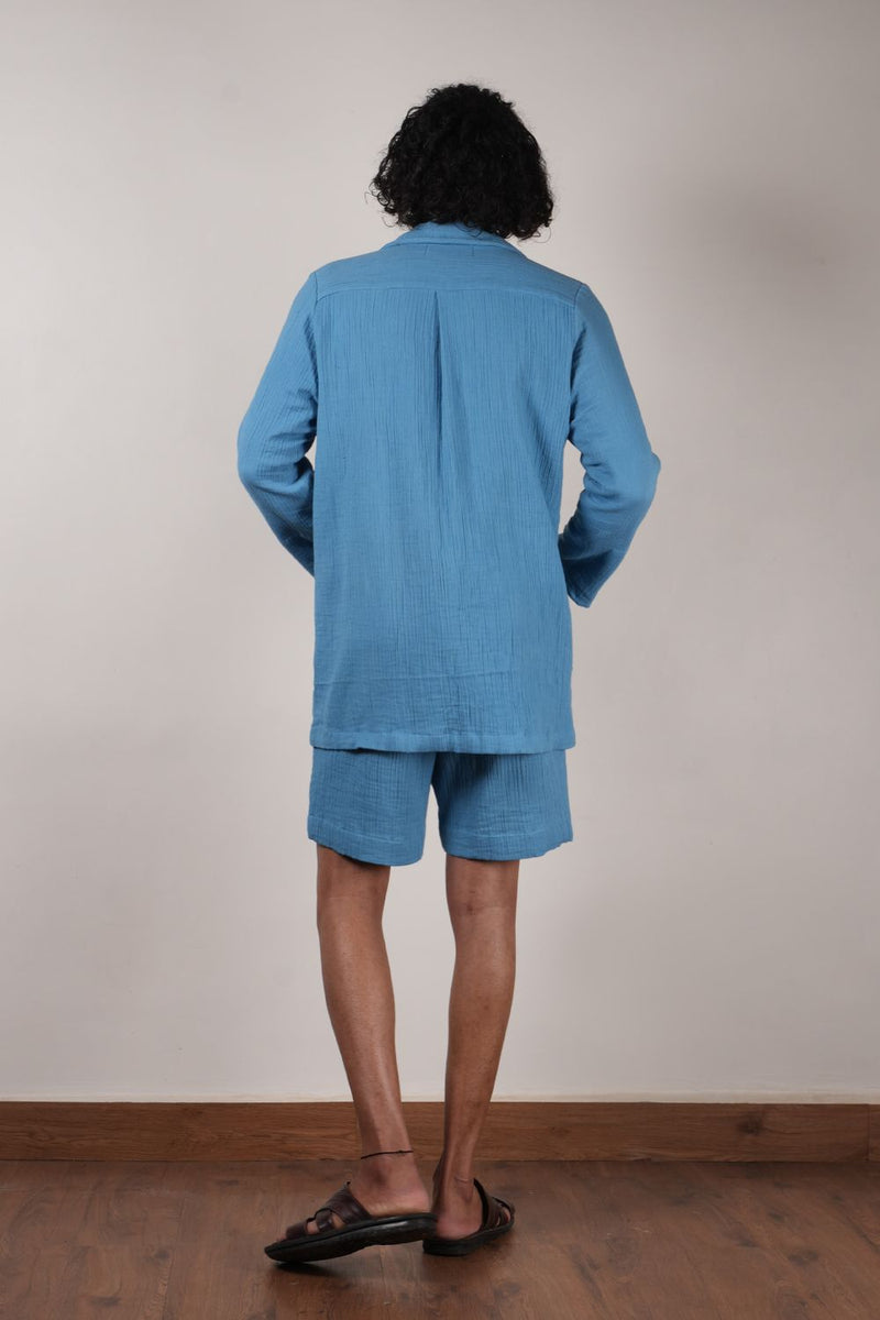 Men's Blue Crush T-Shirt, Shorts & Jacket Set (3 PCS)