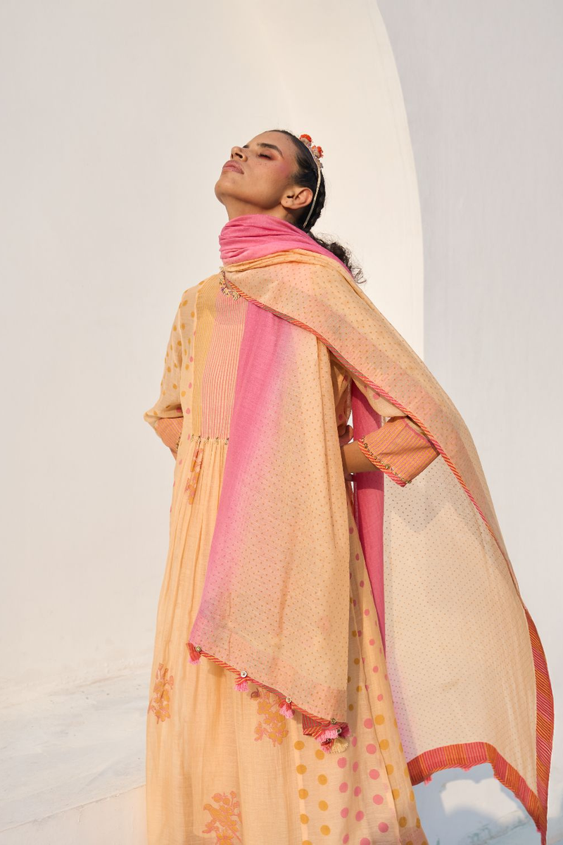 Mira Set cotton by SWATTI KAPOOR in multi color for women Worldwide