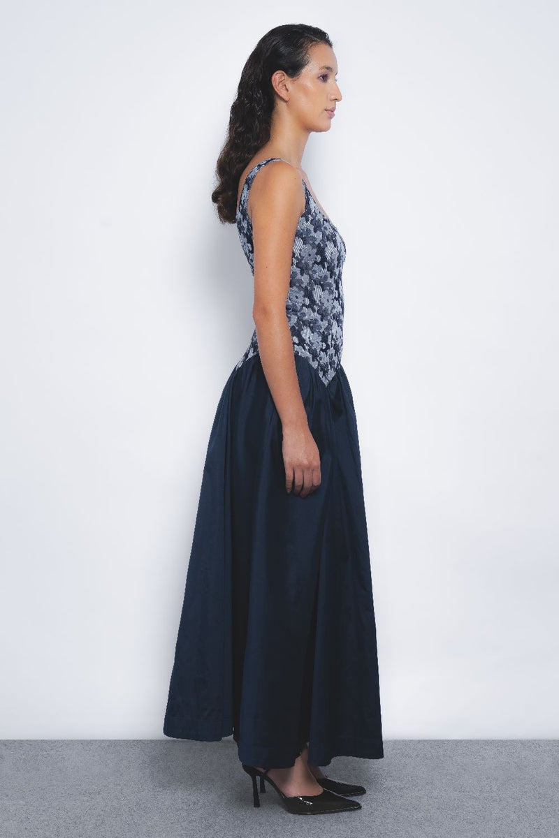 Miyu Dress - Indigo mul by Leh Studios in multi color for women Worldwide